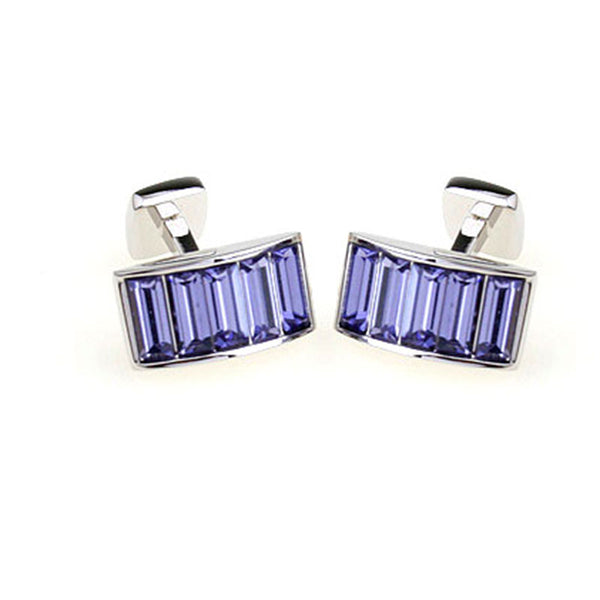 Crystal Zircon Cufflinks