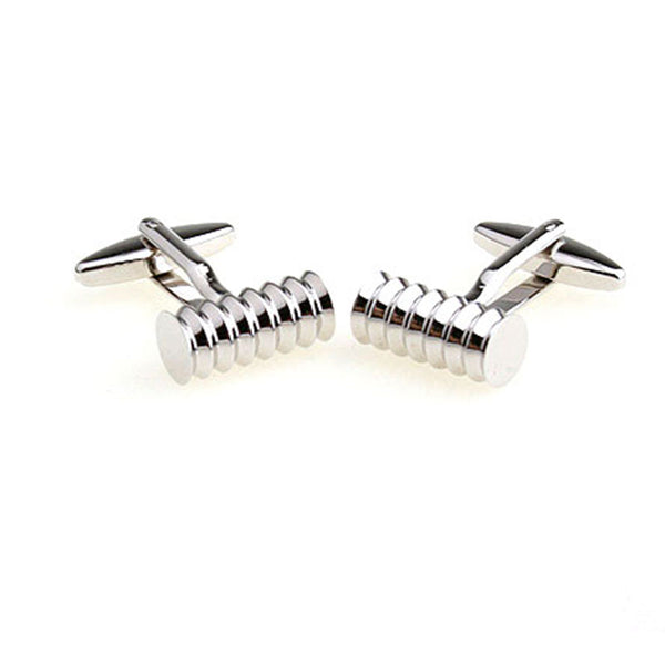 Plain Colour Metal Cufflinks