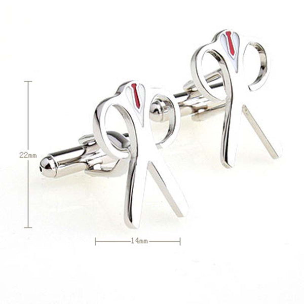 Military Tools Enamel Dropping Glue Cufflinks