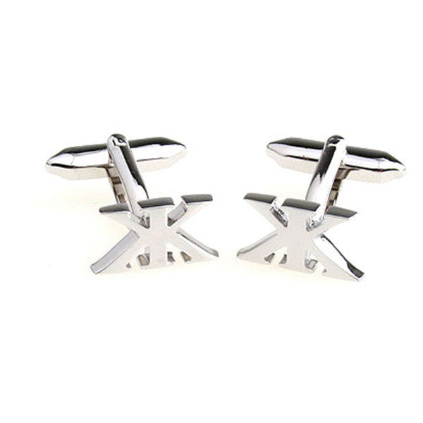 Plain Colour Metal Cufflinks