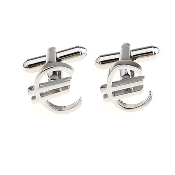 Plain Colour Metal Cufflinks