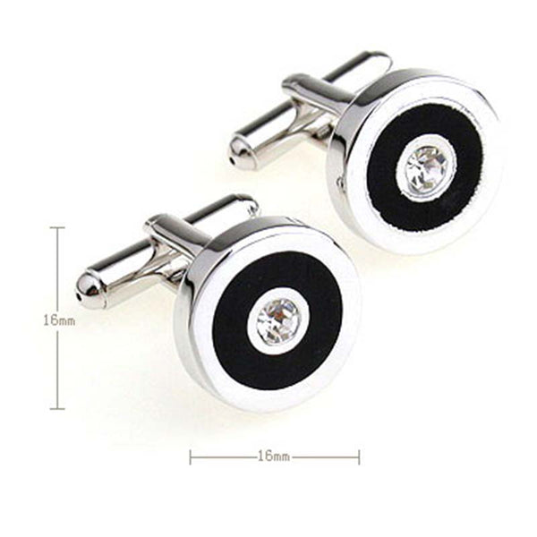 Enamel Dropping Glue Cufflinks