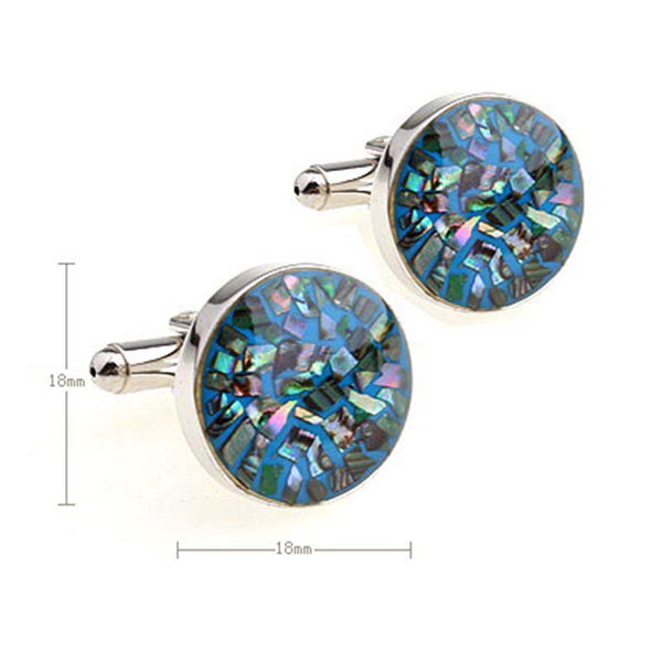 Shells Agate Cufflinks