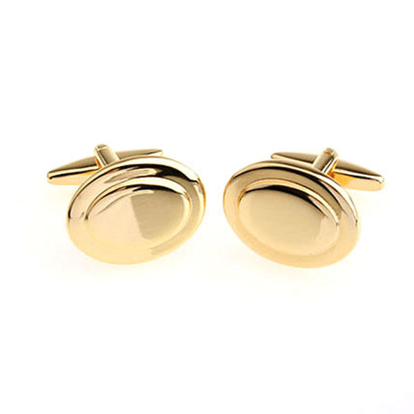 Plain Colour Metal Cufflinks