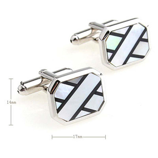 Shells Agate Cufflinks