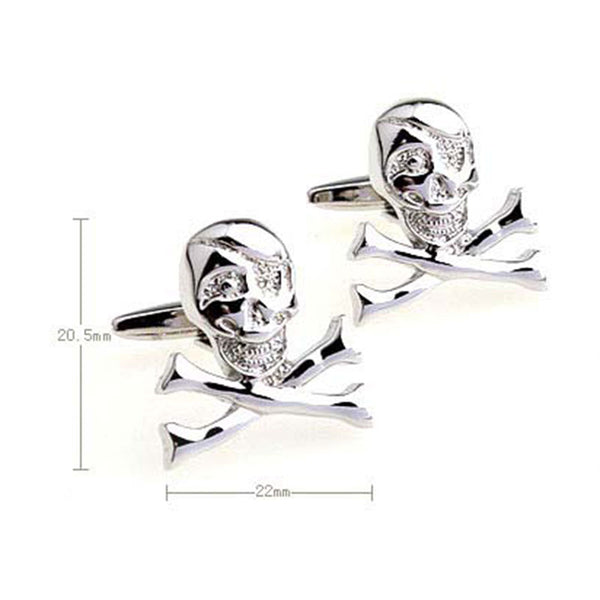 Plain Colour Metal Cufflinks