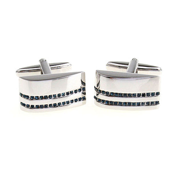 Crystal Zircon Cufflinks