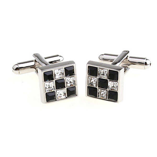 Crystal Zircon Cufflinks