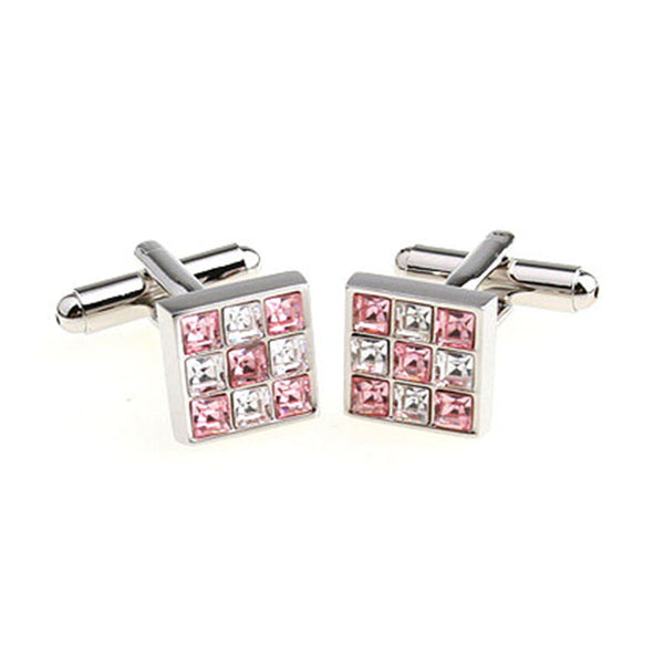 Crystal Zircon Cufflinks