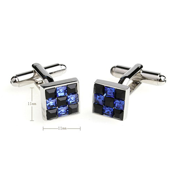 Crystal Zircon Cufflinks