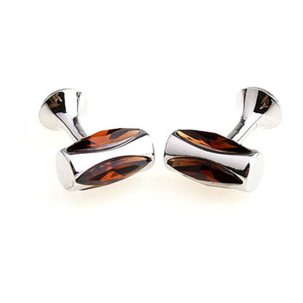 Crystal Zircon Cufflinks