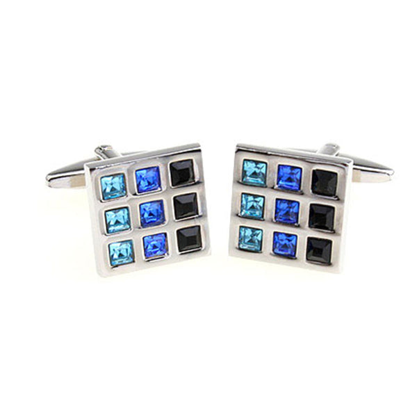 Crystal Zircon Cufflinks