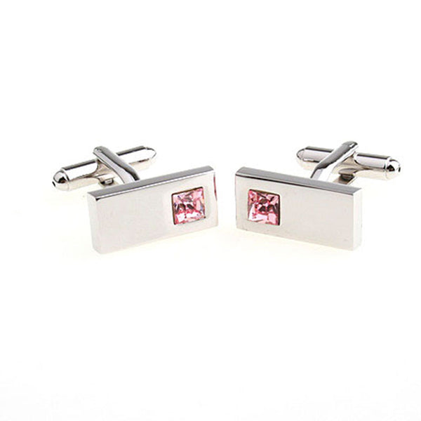 Crystal Zircon Cufflinks