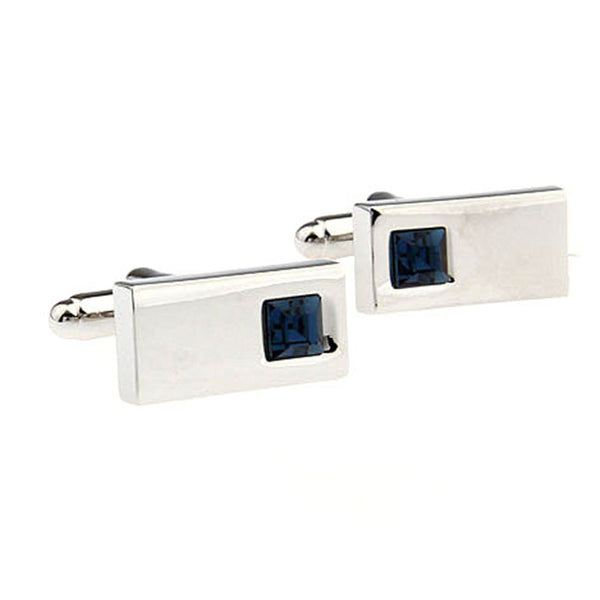 Crystal Zircon Cufflinks