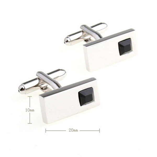 Crystal Zircon Cufflinks