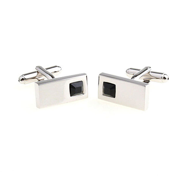 Crystal Zircon Cufflinks