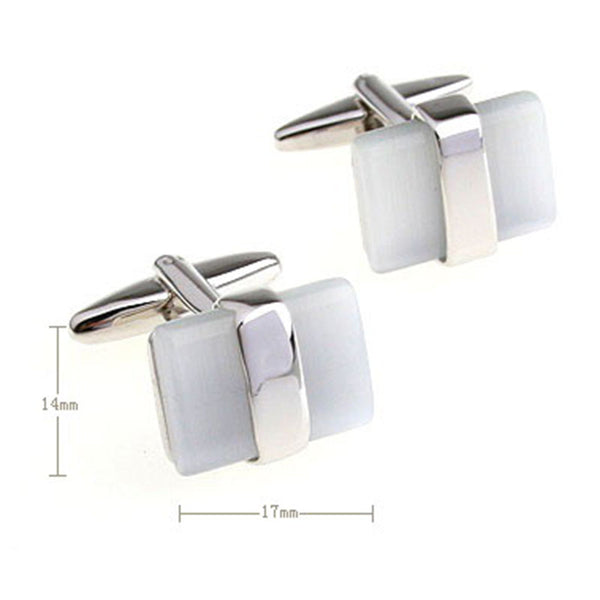 Cateye Glass Cufflinks