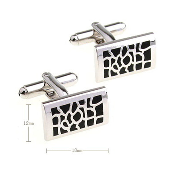 Enamel Dropping Glue Cufflinks