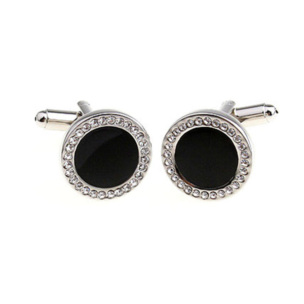 Crystal Zircon Cufflinks