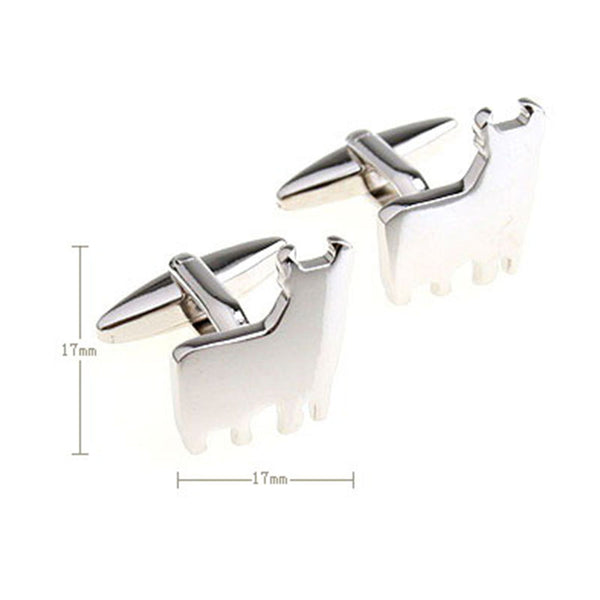 Plain Colour Metal Cufflinks