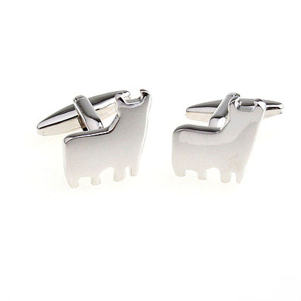 Plain Colour Metal Cufflinks