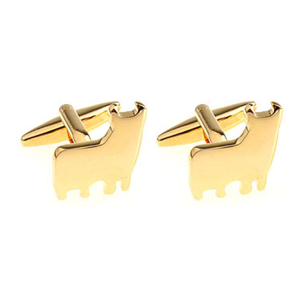 Plain Colour Metal Cufflinks