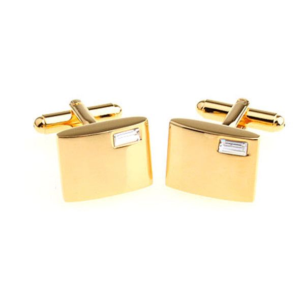 Crystal Zircon Cufflinks