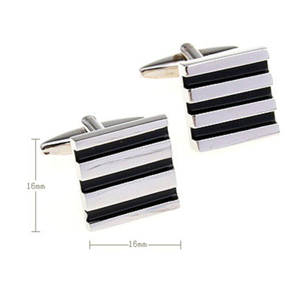 Enamel Dropping Glue Cufflinks