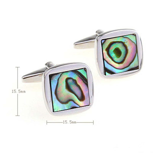 Shells Agate Cufflinks