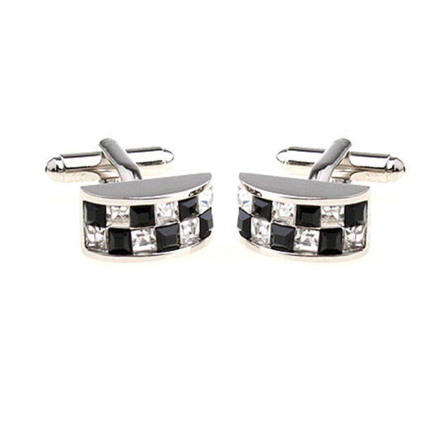 Crystal Zircon Cufflinks