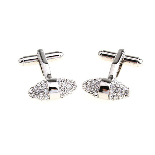 Crystal Zircon Cufflinks