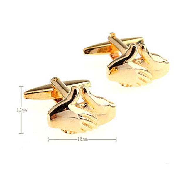 Plain Colour Metal Cufflinks