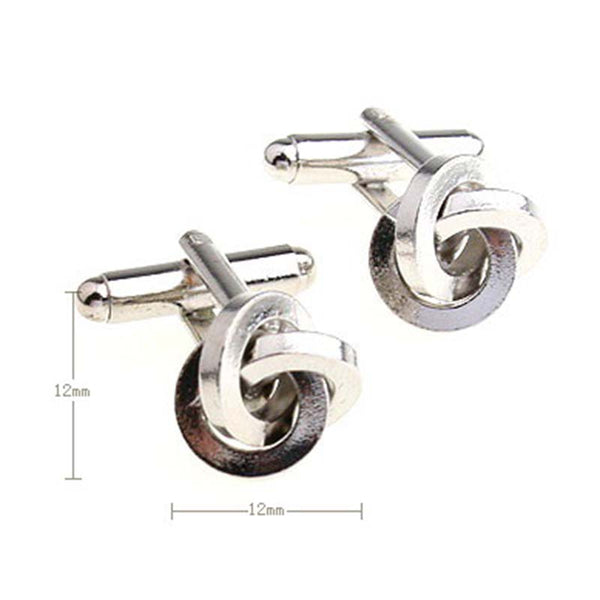 Plain Colour Metal Cufflinks