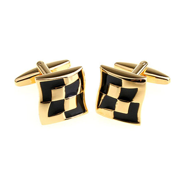 Enamel Dropping Glue Cufflinks