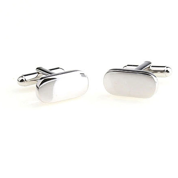 Plain Colour Metal Cufflinks