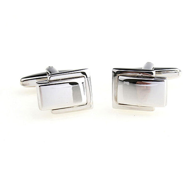 Plain Colour Metal Cufflinks