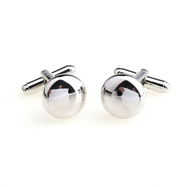 Plain Colour Metal Cufflinks