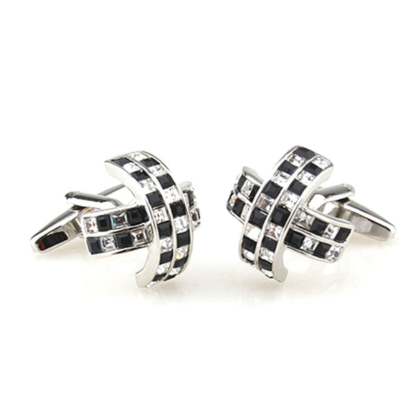 Crystal Zircon Cufflinks