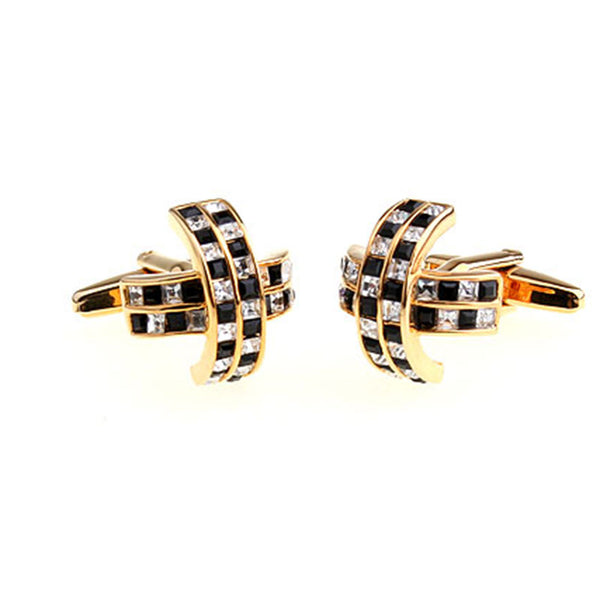 Crystal Zircon Cufflinks