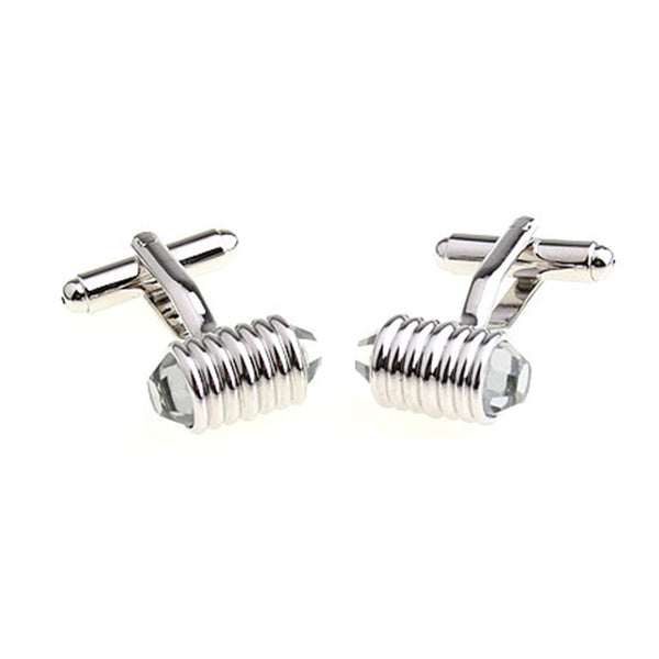 Crystal Zircon Cufflinks