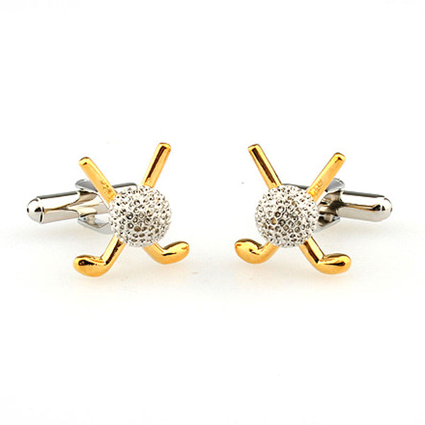 Sports Technology Plain Colour Metal Cufflinks