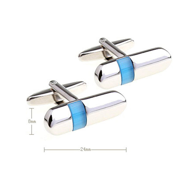 Cateye Glass Cufflinks