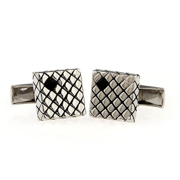 Crystal Zircon Cufflinks