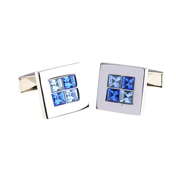 Crystal Zircon Cufflinks