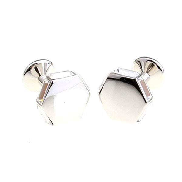 Crystal Zircon Cufflinks