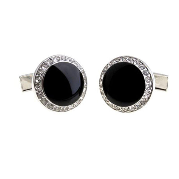 Crystal Zircon Cufflinks