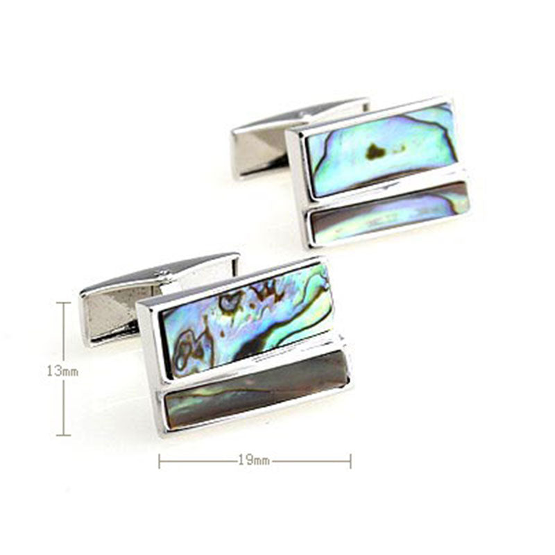 Shells Agate Cufflinks