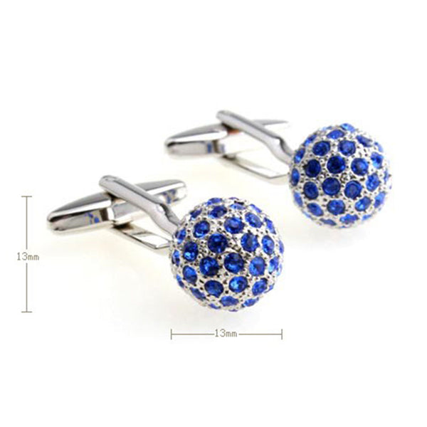 Crystal Zircon Cufflinks