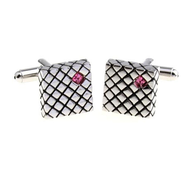 Crystal Zircon Cufflinks