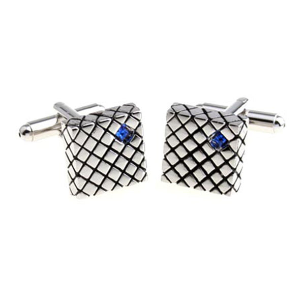 Crystal Zircon Cufflinks